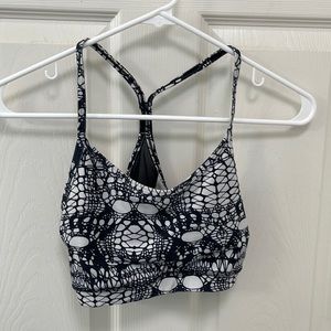 Lululemon Y Flow Ghost Ghoul Sports Bra Size 6